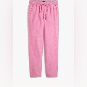 J.Crew Linen-cotton Drawstring Pant Size 0